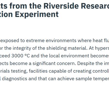 Preliminary Results from the Riverside Research Plasma-Materials Interaction Experiment (poster) - 