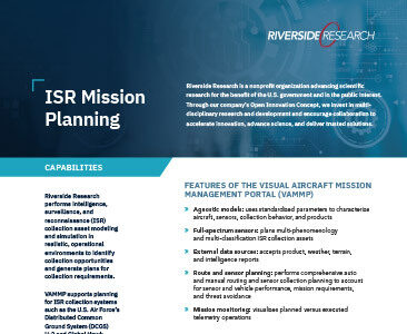 ISR Mission Planning (flyer) - 