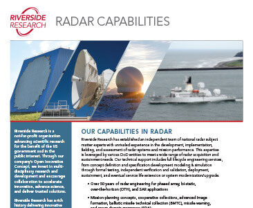 Radar Capabilities (flyer) - 